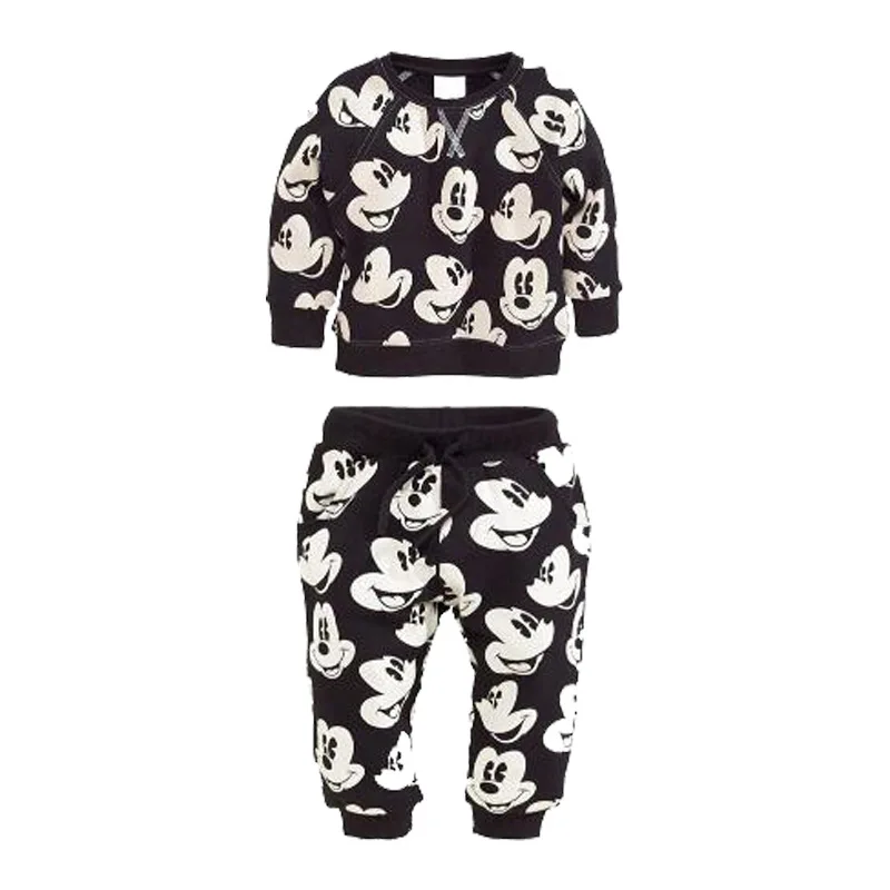 Лидер продаж новинка 2019 осенний спортивный костюм с длинными рукавами и рисунком