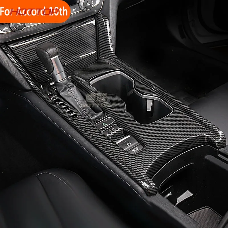 Наклейки из нержавеющей стали на панель переключения передач для Honda Accord 10 2017 2018