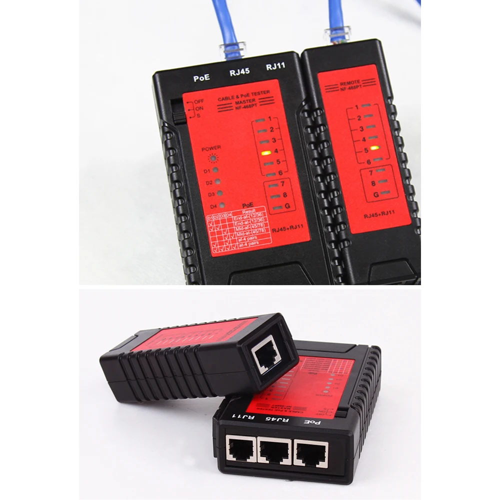 LED-тестер для сетевых кабелей RJ45 RJ11 | Компьютеры и офис
