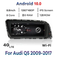 8 8 8core 8128g android 10 car dvd radio multimedia player gps navigation for audi q5 2009 2017 wifi ips touch screen bt