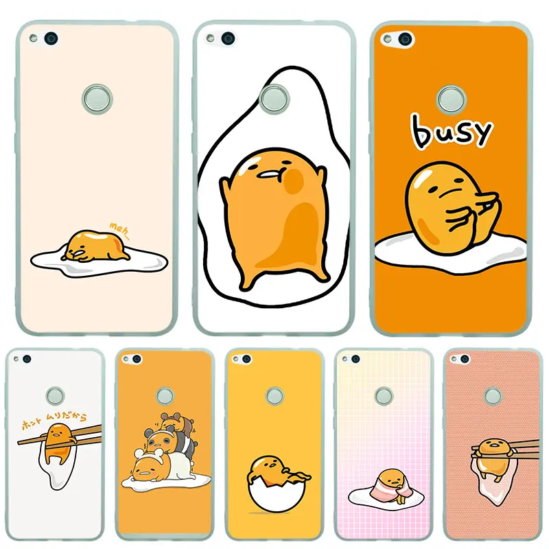 Матовый Мягкий чехол из ТПУ для huawei Y9 2019 Y3 Y5 Y6 Y7 2017 II Pro Prime 2018 Gudetama lazy egg| |