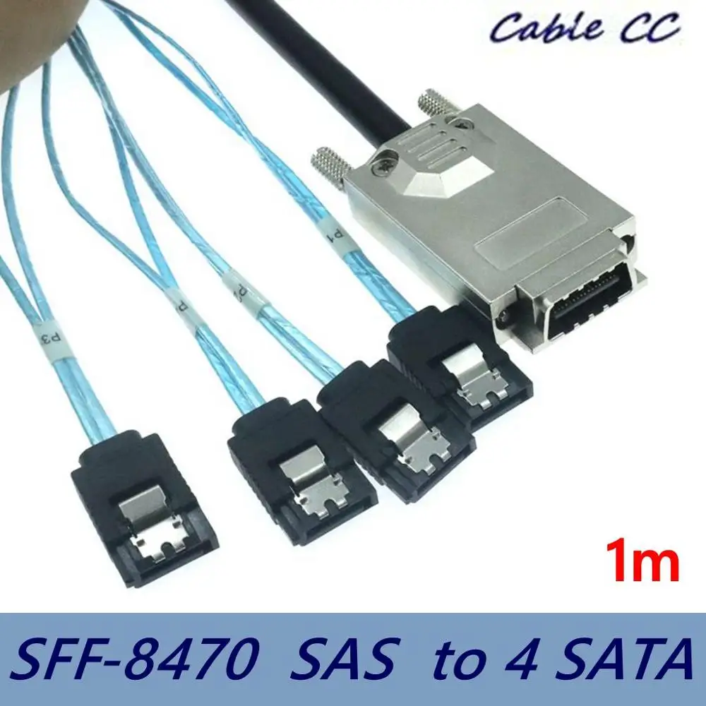 SFF 8470 infiniband SAS с хостом на 4 SATA жесткий диск целевый выходной кабель 1 0 м лучшее