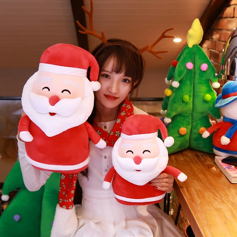30 см 40 подушка Санта Клаус Снеговик Лось Рождественская тематика мягкая Плюшевая