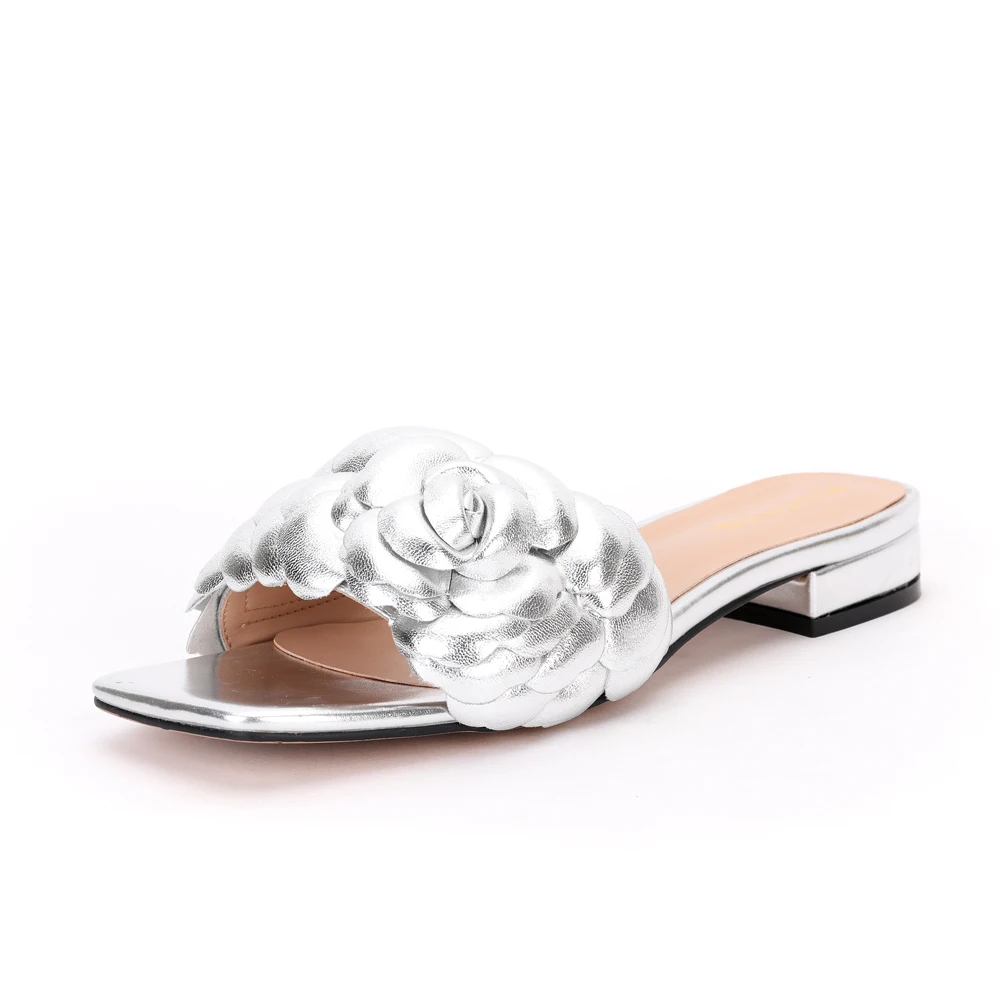 Женские шлепанцы с бриллиантами летняя Роскошная Свадебная обувь Италия Африка