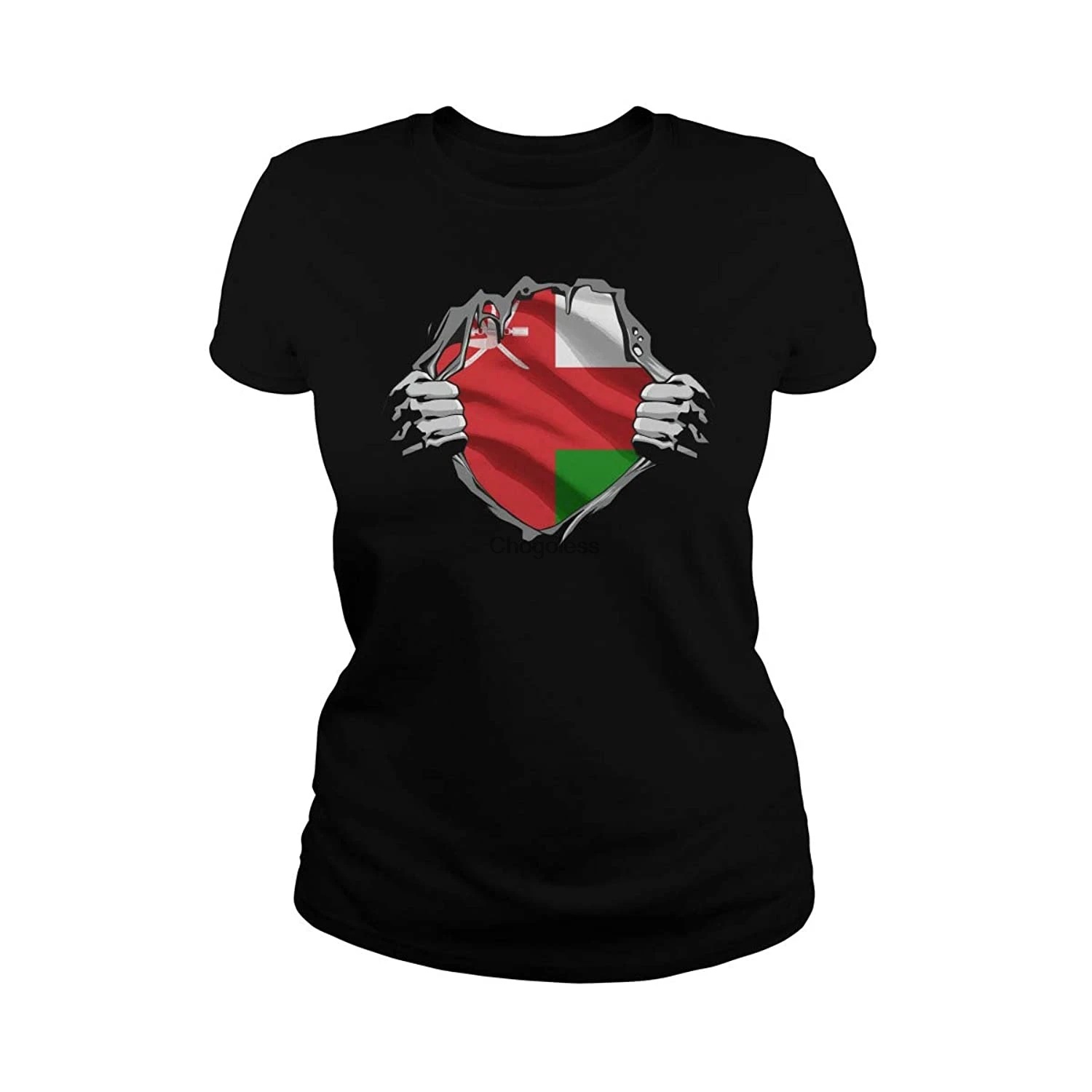 

Marrola Omani Superhero Under Shirt Oman Flag T-Shirt(1)