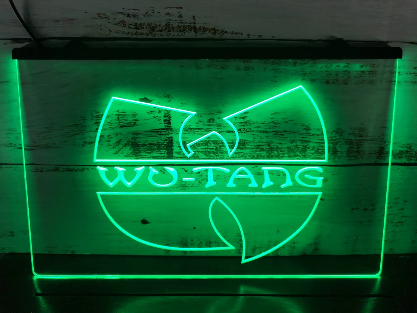 C110 Wu Tang Группа Логотип Пивной бар светодиодная неоновая световая вывеска | Дом и