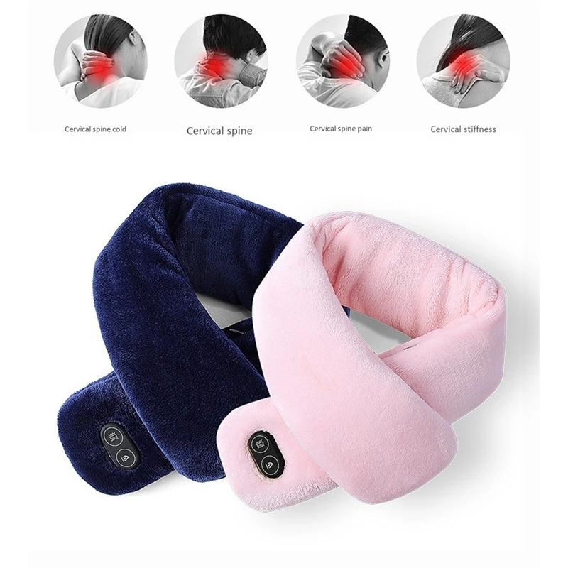 

Autumn and Winter Scarf Bib Heating Scarf for Men and Women USB Electric Bib Couple Scarf Plush Bib Scarf