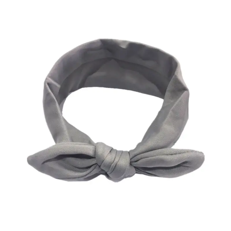 

Goocheer New Baby Girls Princess Elastic Candy Solid Color Headdress Kids Baby Boys Cloth Hair Band Solid Bowknot Bow 3M-12T