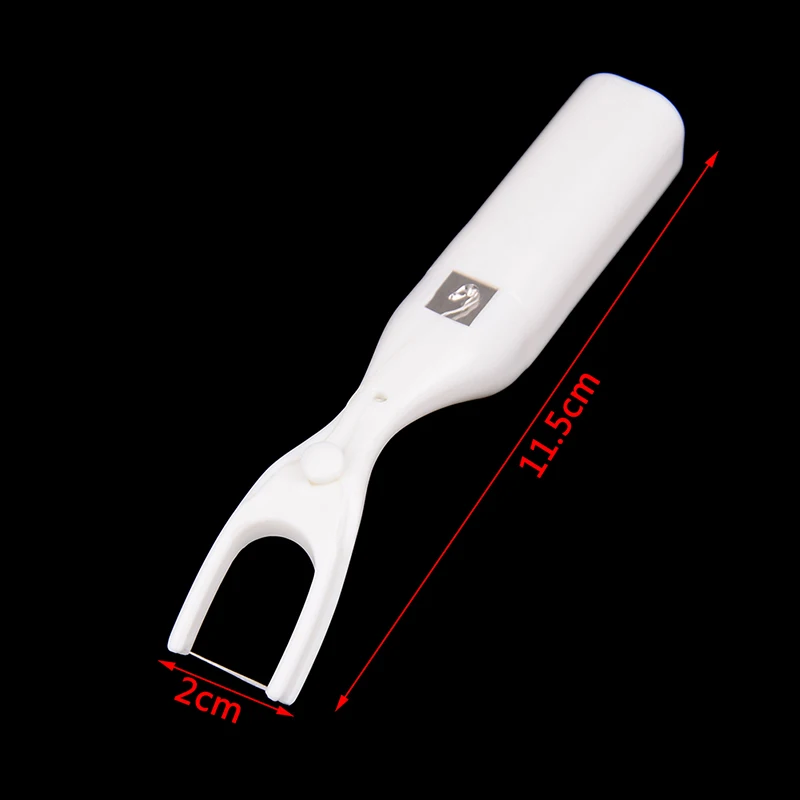 

1 x 50m wire Reusable Dental Floss Holder Ultra Thin Flat Giftbox Interdental Cleaner Micro Wax Mint Dental Flosser floss pick