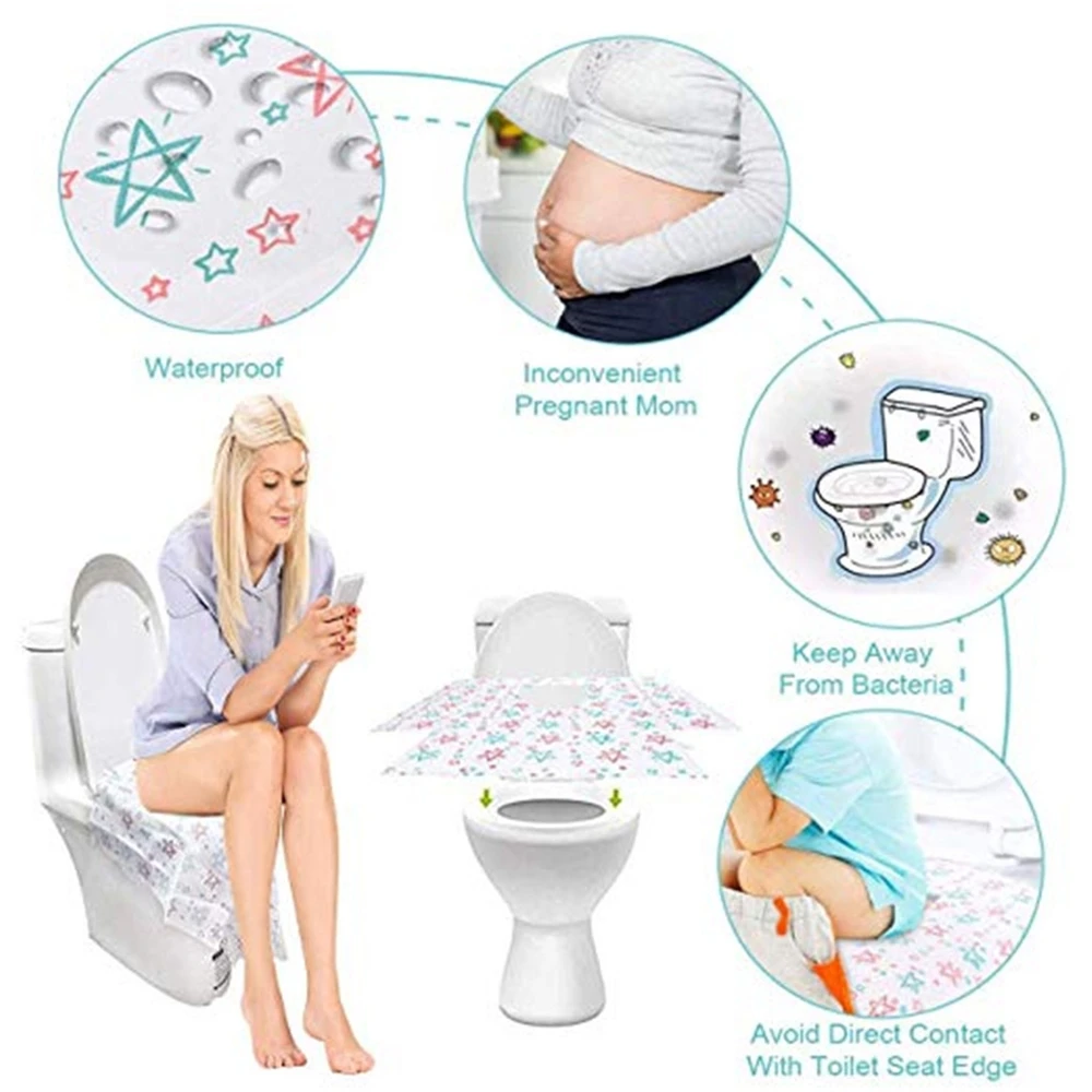 20 шт. подкладка для унитаза путешествий | Дом и сад