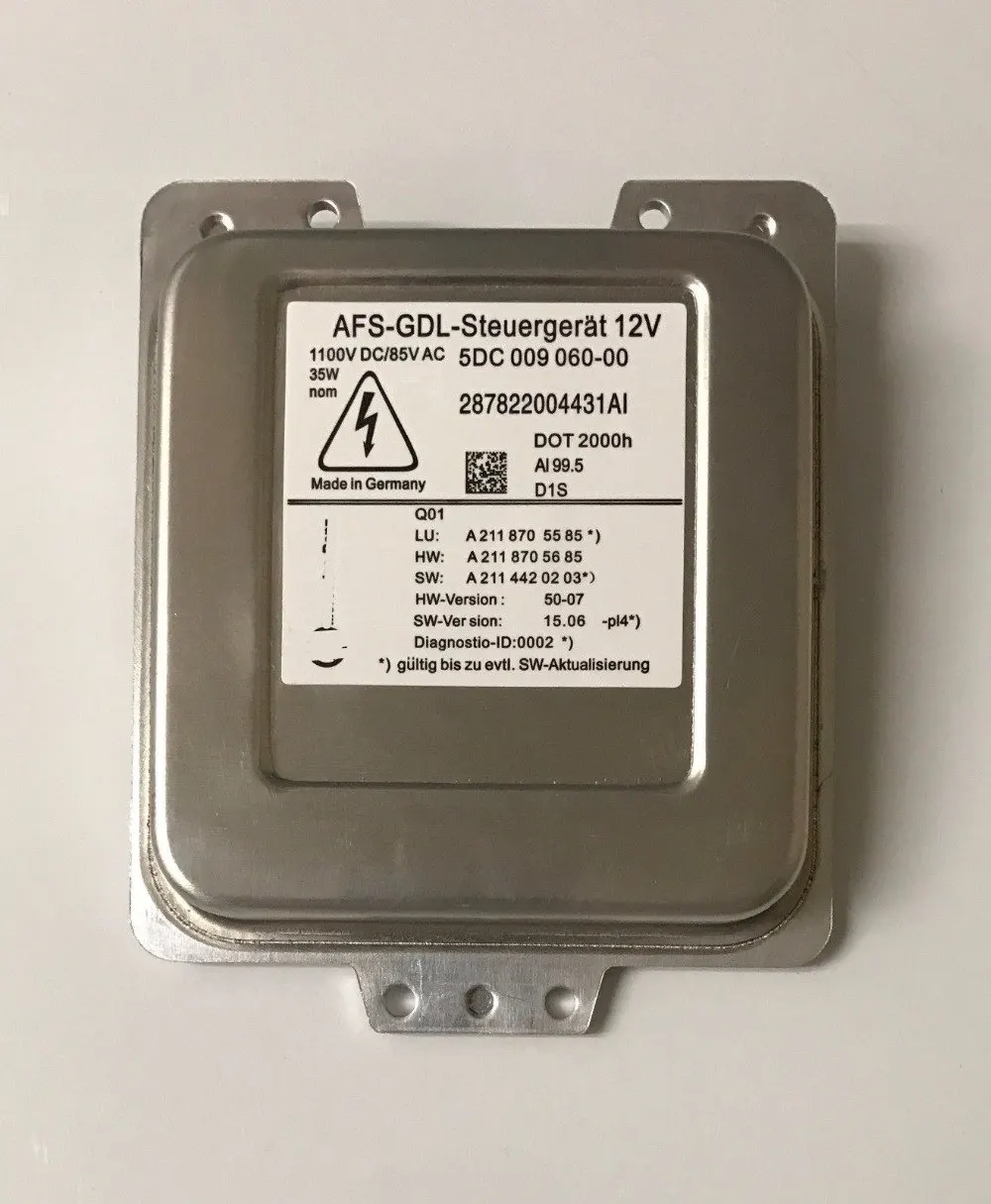 D1S ксенон HID фара балласт для OEM AFS-GDL Mercedes Benz W211 E320 E350 E550 E63 A2118705585