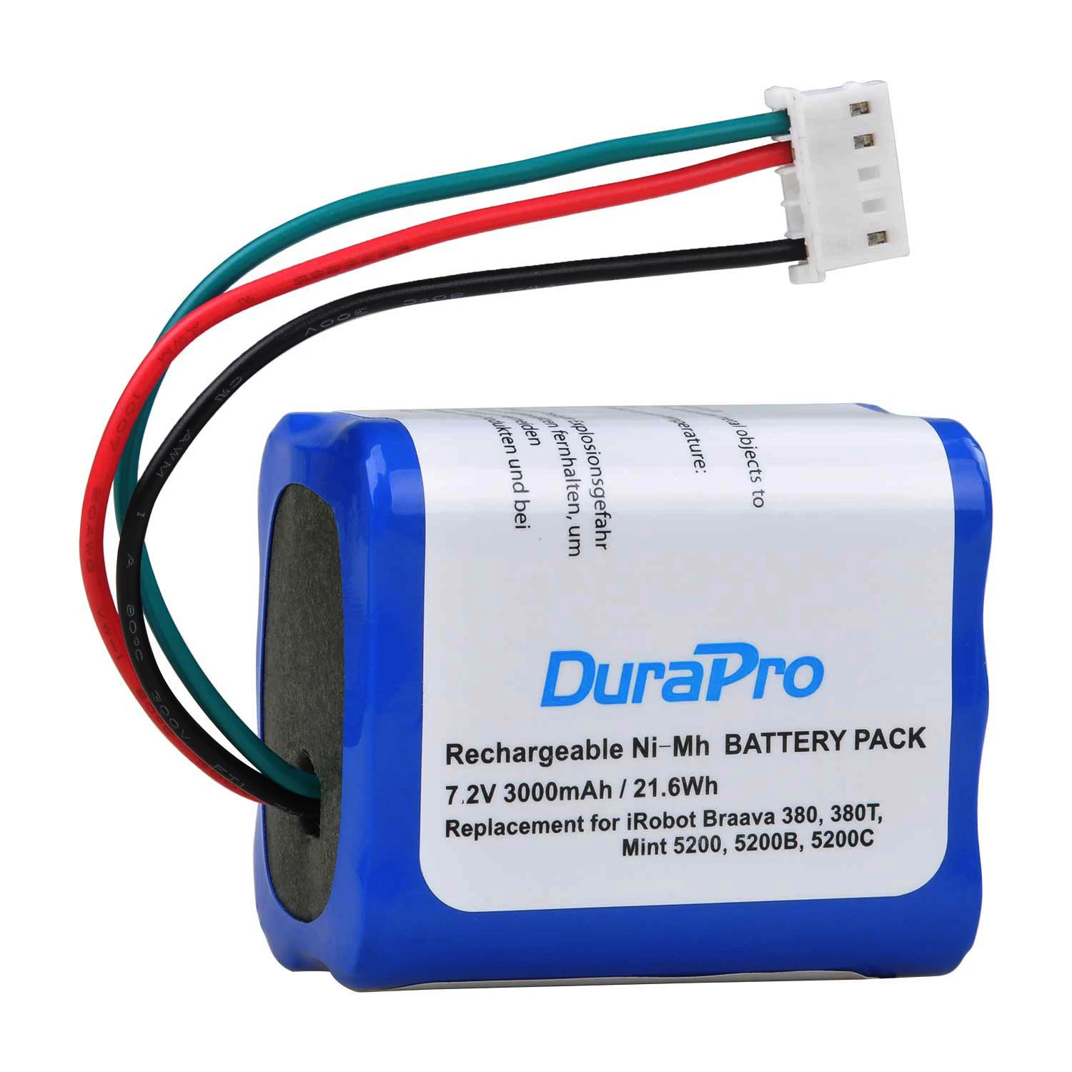 

380T 380 390T Mint 5200 5200B 5200C 7.2V 3000mAH Rechargeable Ni-MH Battery For iRobot Braava