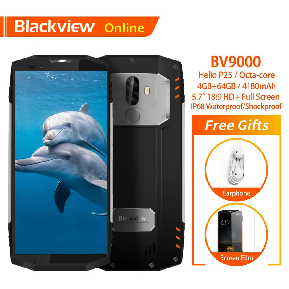 Blackview BV9000 смартфон с 5 7 дюймовым дисплеем восьмиядерным процессором ОЗУ 4 Гб ПЗУ 64