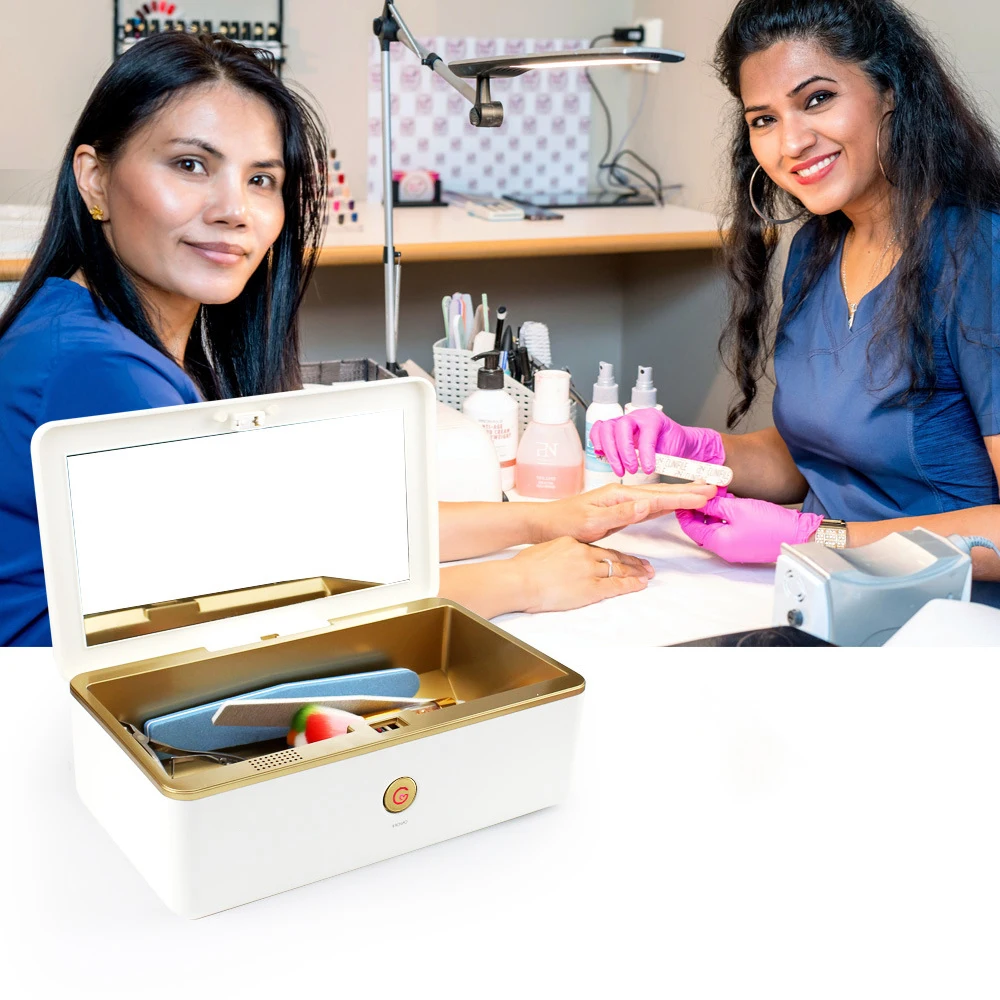 УФ стерилизатор дезинфекция Кабинета ногтей макияж кисти Маникюр Чистка