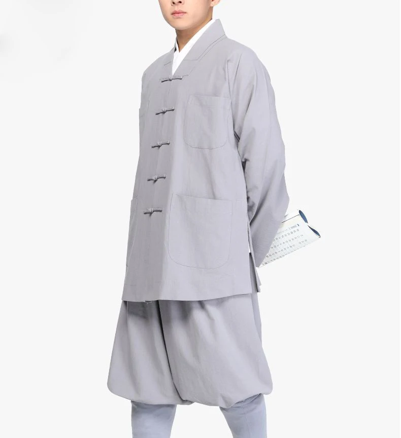 Унисекс 100% хлопок высокое качество раньше модная одежда с монхами shaolin униформа