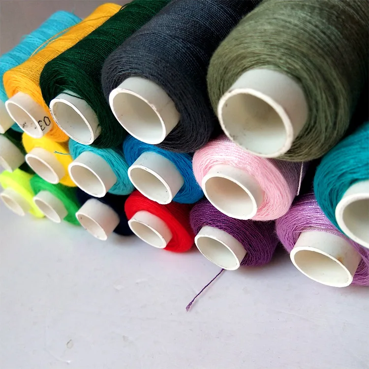 200 ярдов высокопрочная хлопчатобумажная машинная вышивка швейные нитки для