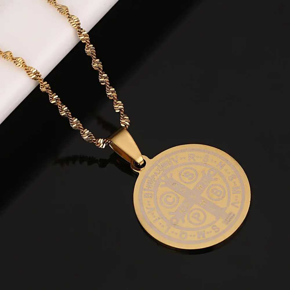 Орден Святого Бенедикта кулон ожерелье католическая церковь Женщины Девушки