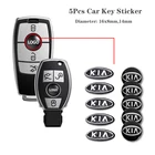 5 шт. 14 мм 16x8 мм для Kia Seltos Cerato Venga Cadenza Cee 'd Forte Optima Rondo K1 K2 K3 K4 K5 ключ дистанционного управления Автомобильная дверная наклейка