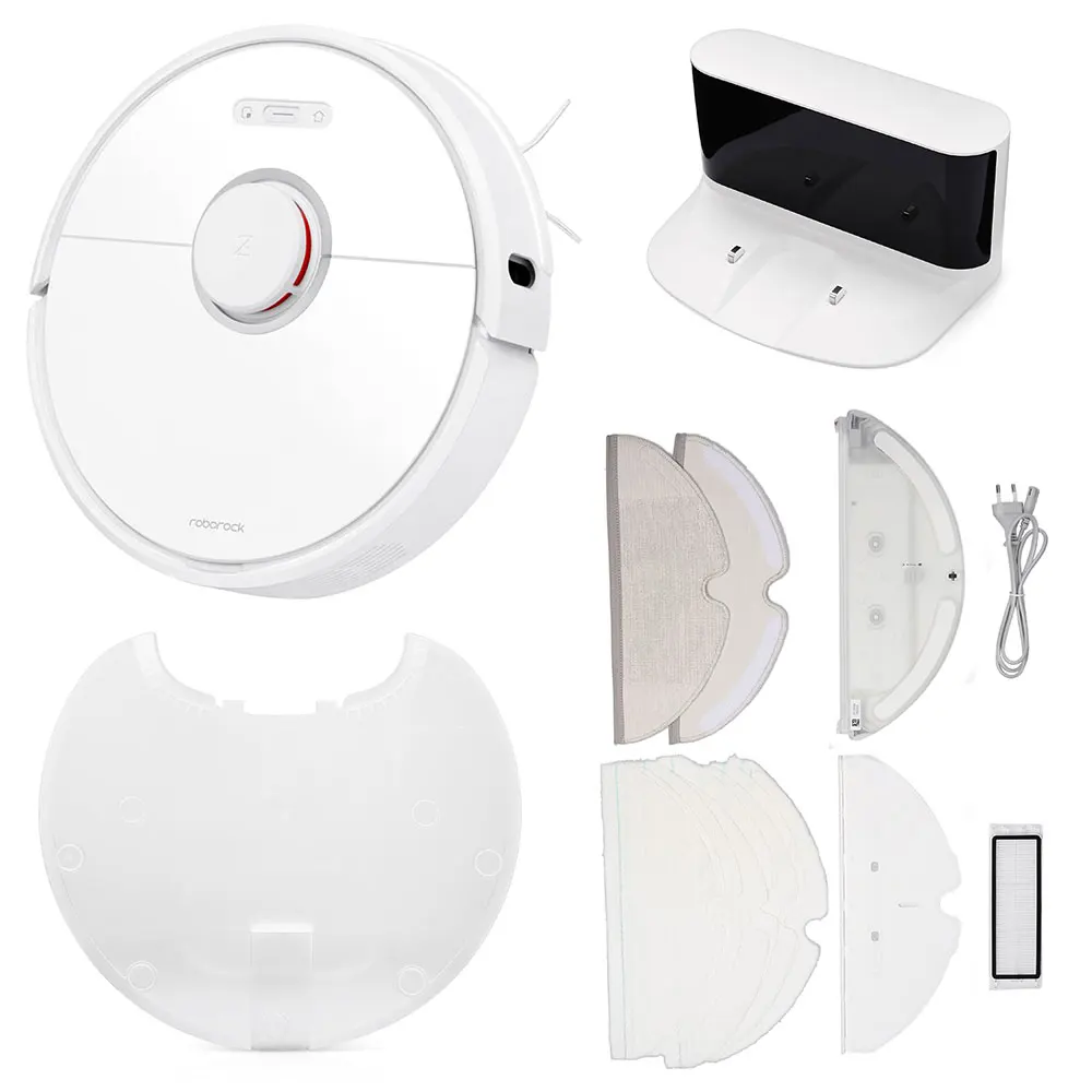 

Roborock S6 Robot Vacuum Cleaner Automatic Sweeping Dust Sterilize Smart Plan Washing Mopping Zone Cleanup App Voice Control