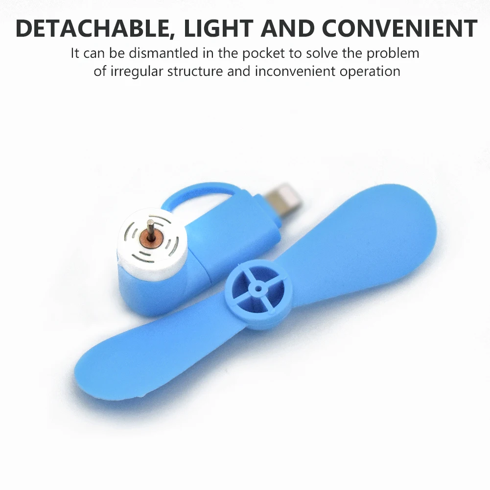 TPE пластиковый DC 5V 2 в 1 охлаждающий вентилятор USB Micro Мобильный телефон кулер для