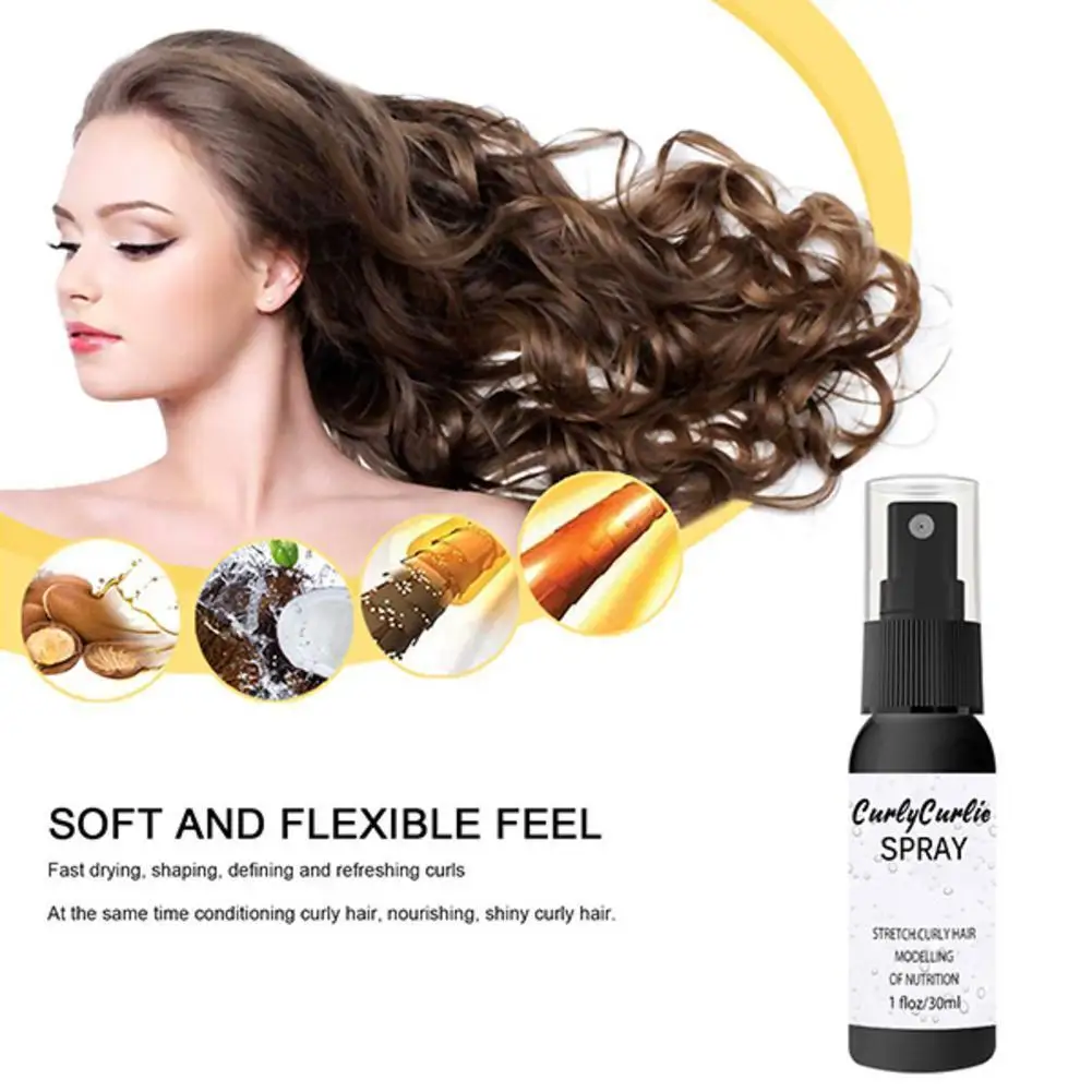 

50ml Curl Enhancers Elastin Make Hair Moisture Stereotypes Hair Styling Wave Hair Product Modeling Elastic Care Y4Q8