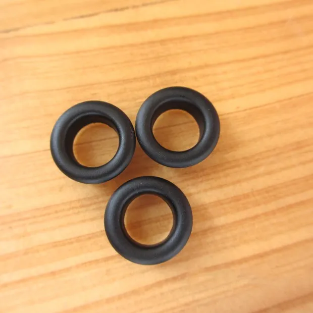 1000 шт./пакет металлические матовые черные Люверсы с втулкой для кожевенного