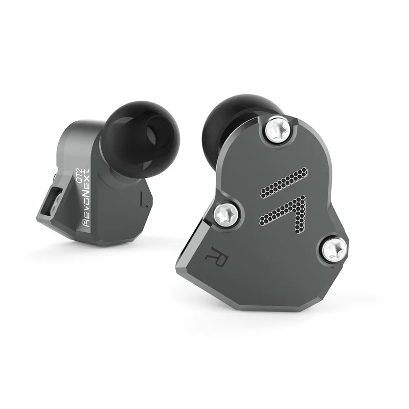 Revonext QT2 2DD+ 1BA гибридные наушники-вкладыши HIFI DJ Monito спортивные наушники для бега наушники гарнитура вкладыши PK QT3 QT3S