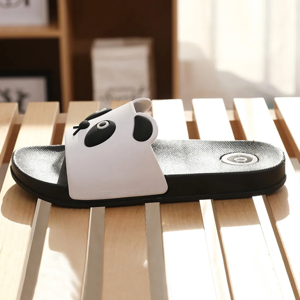 Детские тапочки с героями мультфильмов летние пляжные Нескользящие модная