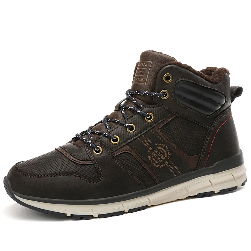 

Высококачественные рабочие защитные ботинки, мужские плюшевые теплые ботинки, неразрушаемая защитная обувь, мужские рабочие ботинки, водо...