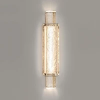 simple crystal background wall living room wall lamp creative designer aisle hotel lobby decorative wall lamp