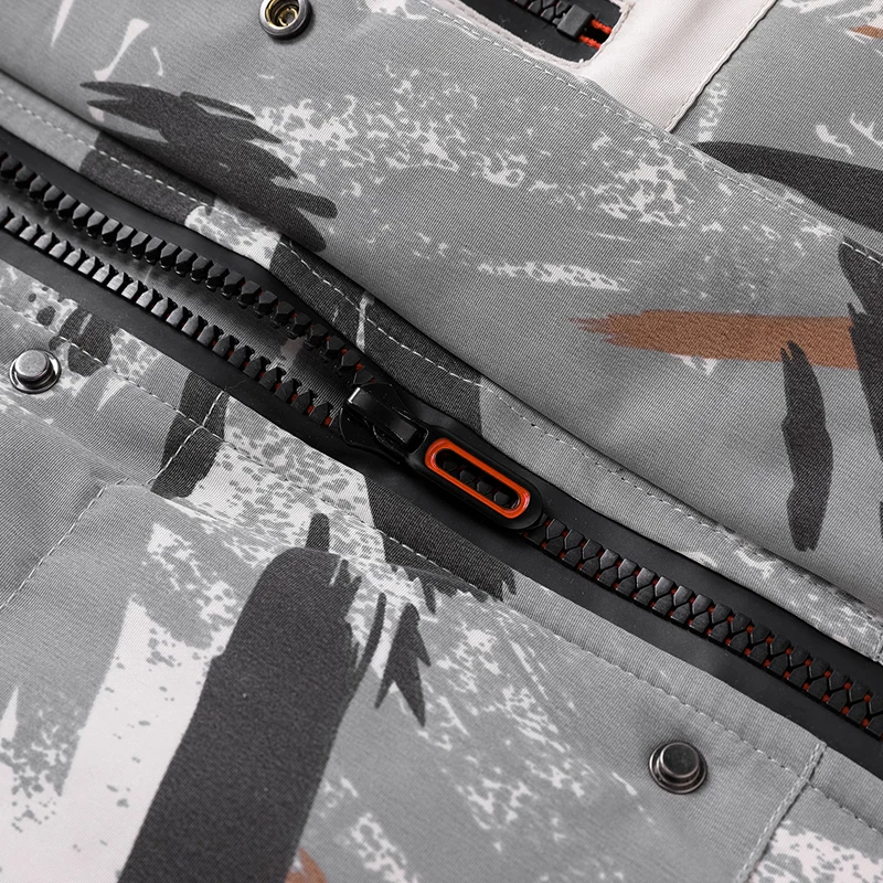 2021 new coat Men's X-long winter hooded coat couples thick fur collar warm big size plus 140kg brand fashion camouflage jackets