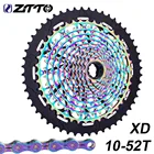 ZTTO 12 S MTB 12 скоростная 10-50T 52T велосипедная кассета XD Радуга полная сталь 9T 12 скоростная цепь горный велосипед Звездочка Freewheel