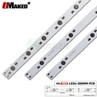 Светодиодная печатная плата 300 мм, 681012 Вт, алюминиевая пластина 135 Вт, плата высокой мощности, радиатор, встроенная светодиодная лампа для детской лампы