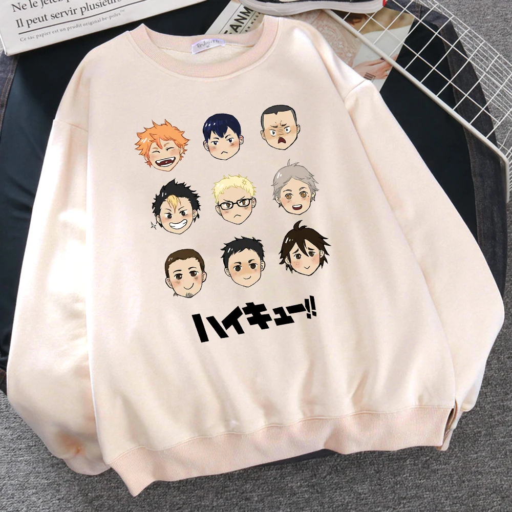 

Худи Haikyuu мужское с принтом, брендовая толстовка, модный уличный пуловер в японском стиле аниме, уличная одежда в стиле Харадзюку, Осень-зима