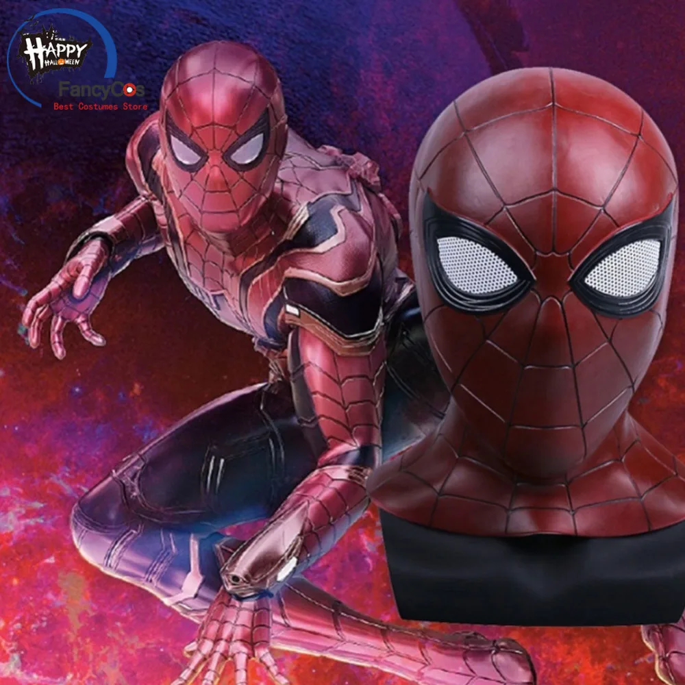 Супергерой костюм паука человек Питер Паркер маска косплей Мстители Костюм Шлем