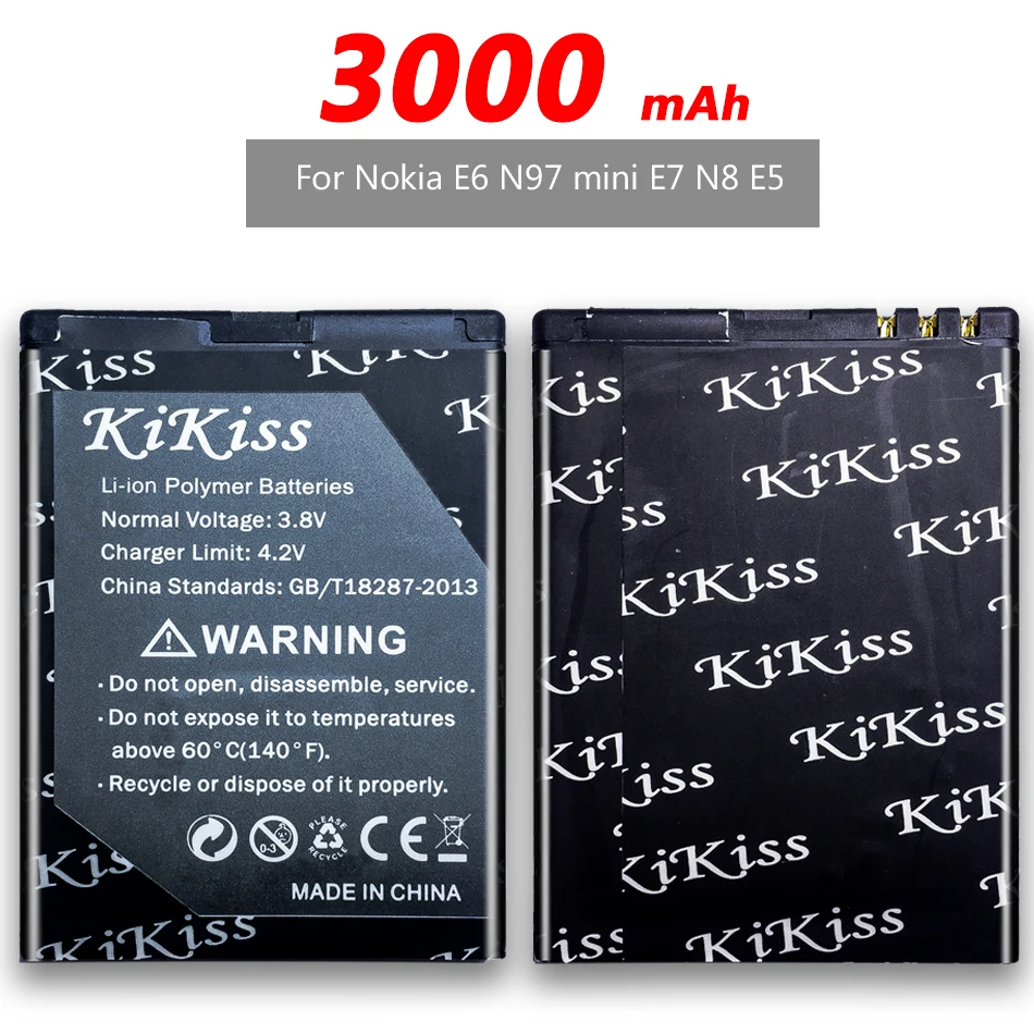 3000 мАч Мобильный телефон батареи BL 4D для Nokia N97 мини N8 E7 E5 00 803 N803 702T E6 N5 210 T7