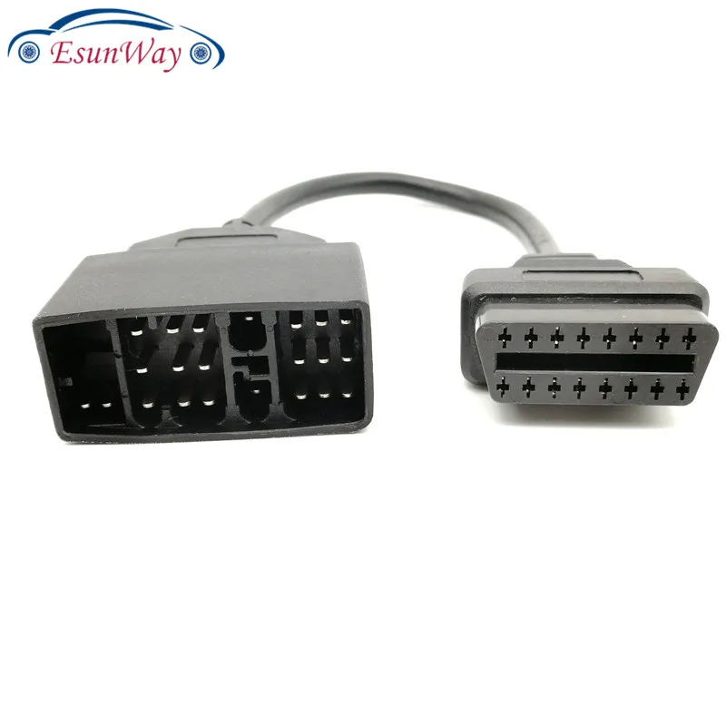 22pin к 16pin OBD1 для OBD2 Соединительный кабель адаптер OBD кабель для Тойота