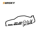 10 шт., Пол Уокер, модный стикер для кузова автомобиля, стильный виниловый стикер RV, размер: 13x5cm