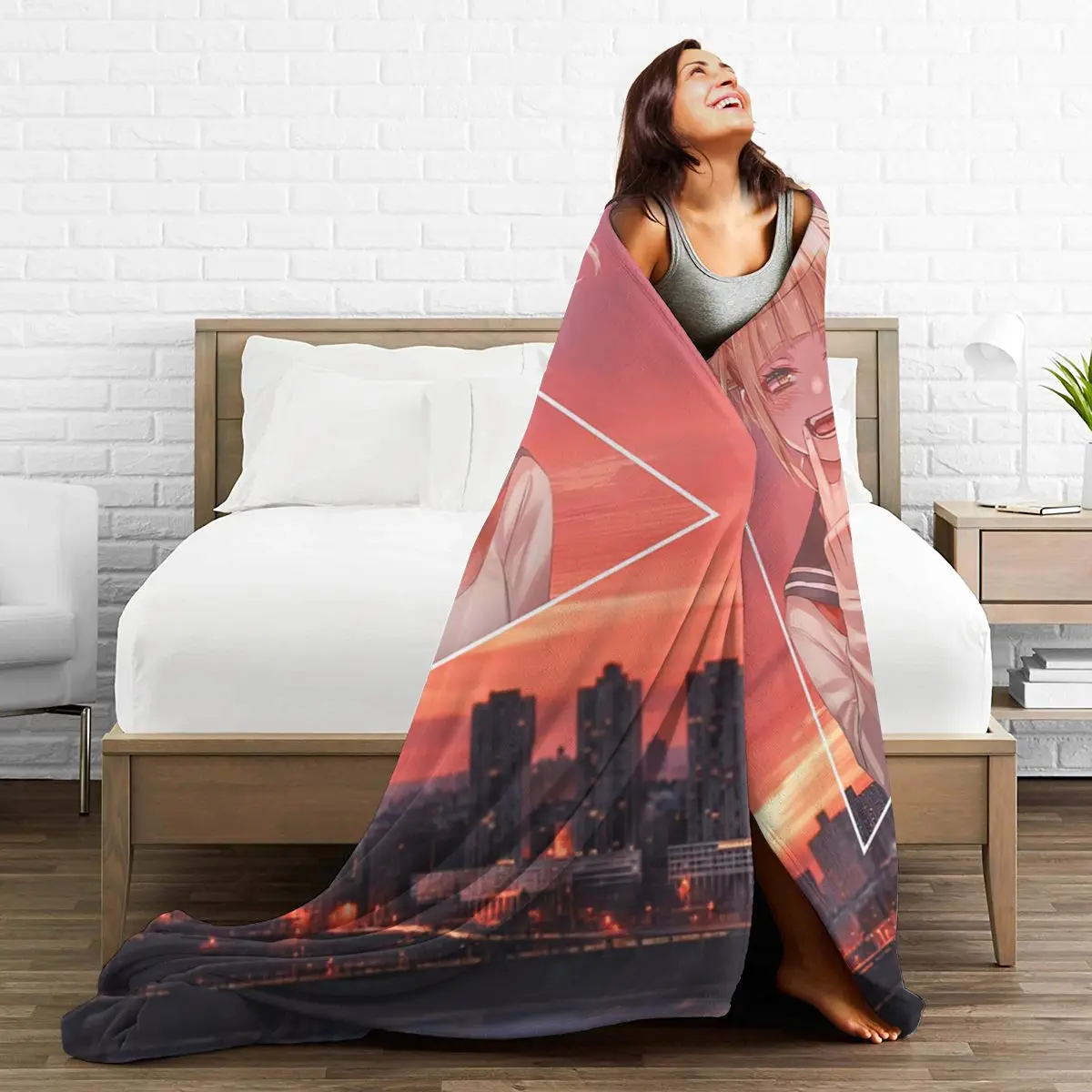 

3D Cartoon Sherpa Blanket Warm Super Soft Flannel Office Nap Bedspread Sofa Bedding Plush Quilt Plaids 300699004