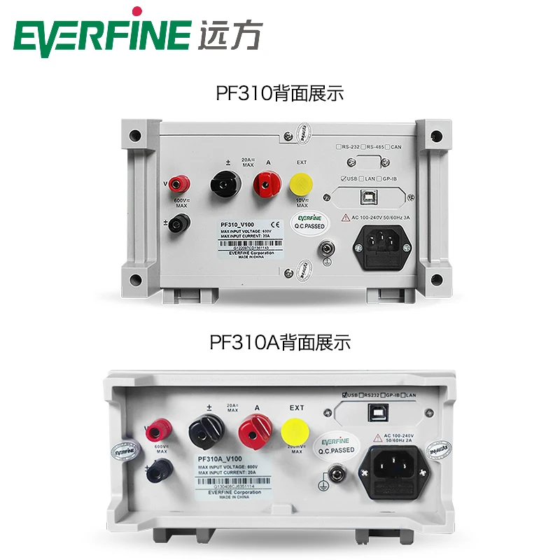 Быстрая доставка однофазный цифровой тестер параметров переменного тока EVERFINE