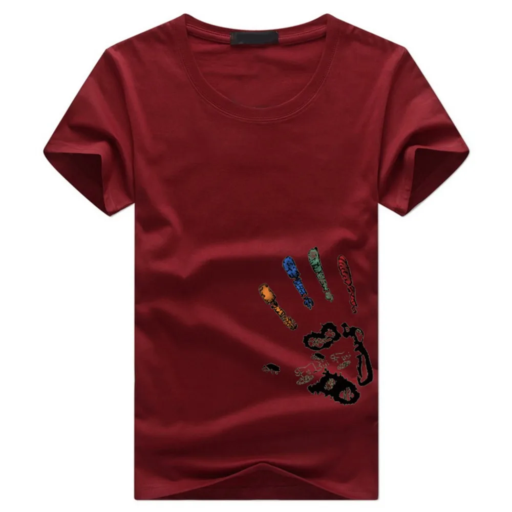 High Quality Fashion Mens T Shirts Casual Short Sleeve T-shirt Mens Printed Casual Cotton Tee Shirt Summer Clothing 5XL
