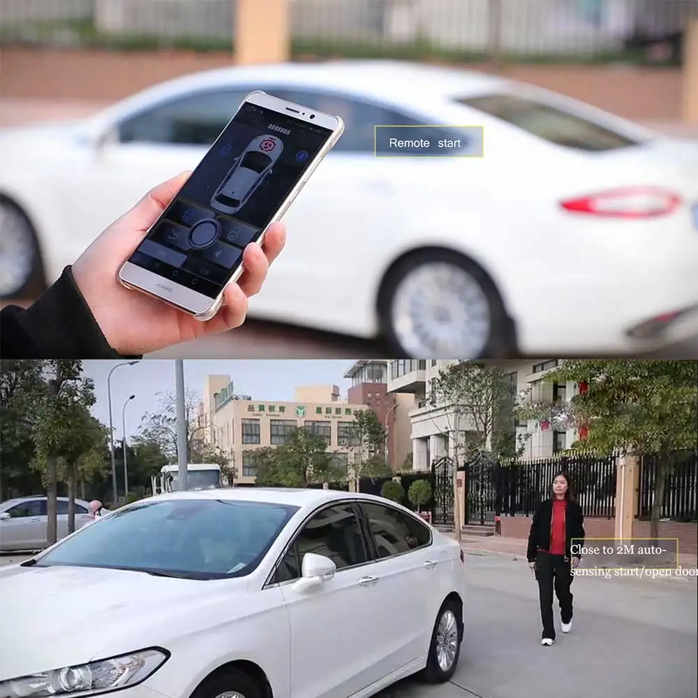 Универсальный Автомобильный Дверной замок Автомобильная сигнализация PKE