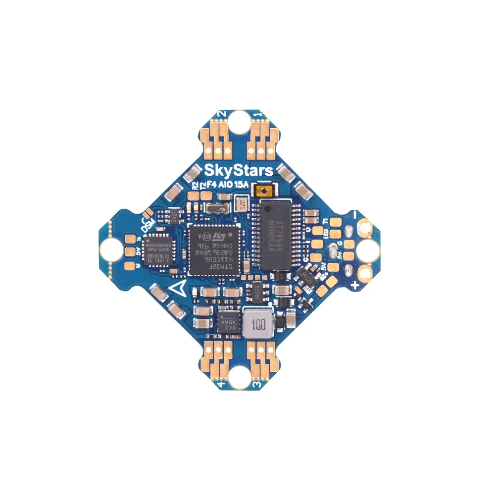 Skystars Kramam F411 AIO 15A ESC и Контроллер полета 2 4S Dshot 300/600 для зубочистки Whoop FPV RC гоночный