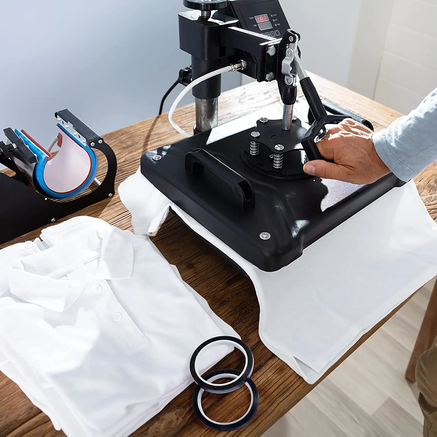 Синяя сублимационная заготовка термолента для сублимационной печати