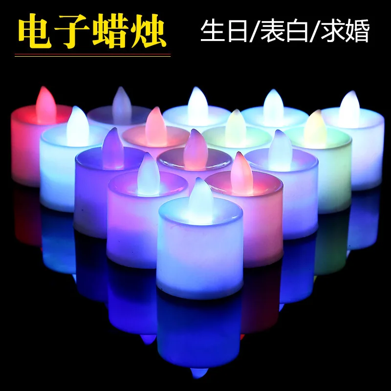 Электронная свеча Романтический светодиодный светильник на день рождения