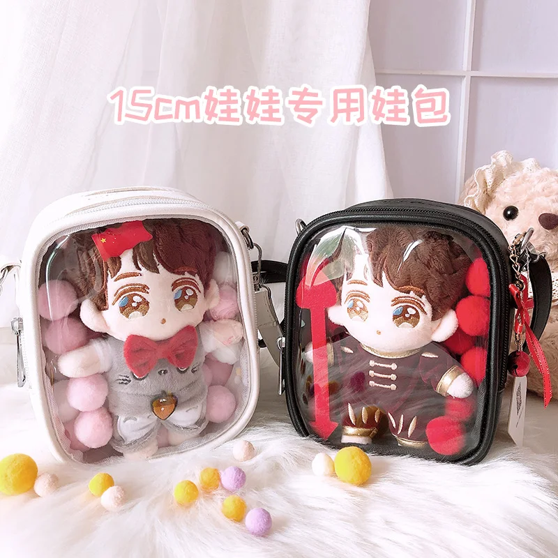 Прозрачная сумка мессенджер для куклы в стиле лолита 15 см| |