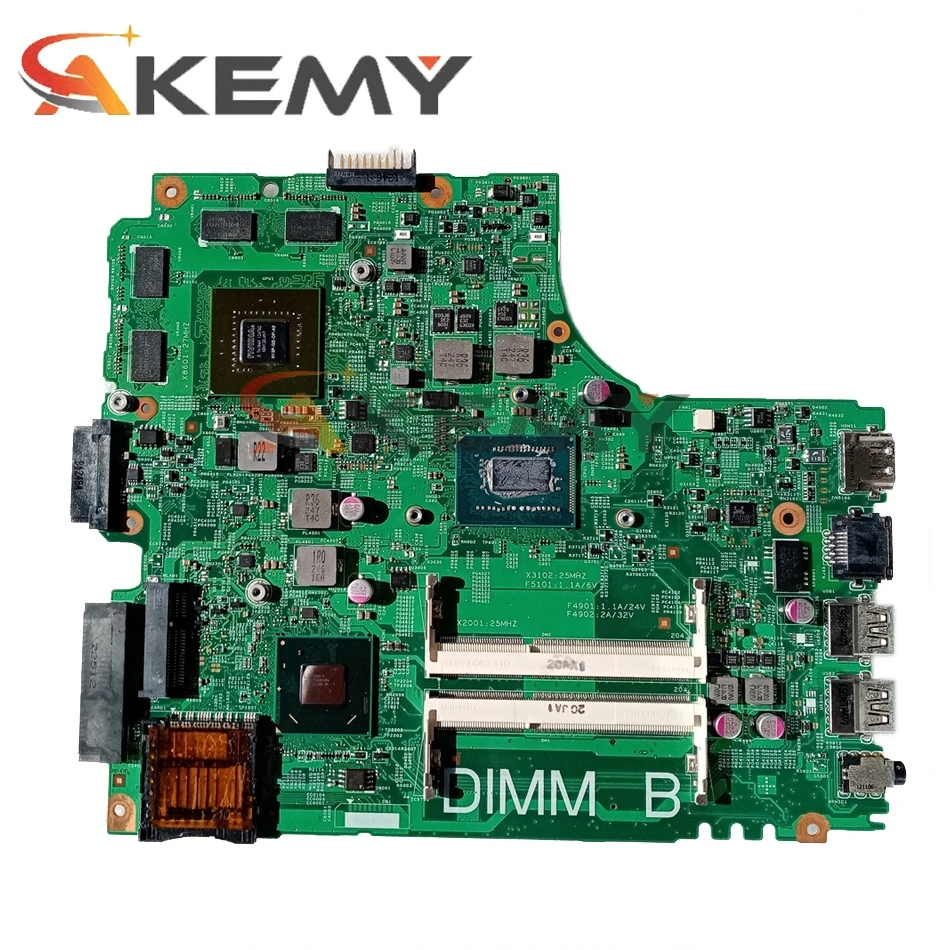 Материнская плата для ноутбука DELL Inspiron 14R 12204 3421 Core I3-3217U материнская SR0N9 5421-1 |