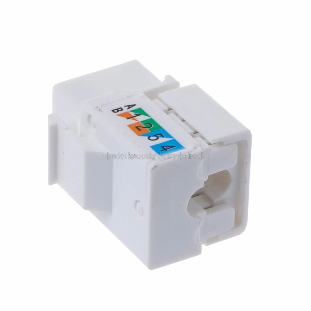 Сетевой модуль CAT6 2 шт. информационный гнездо соединитель RJ45 адаптер Keystone Jack Au13 19