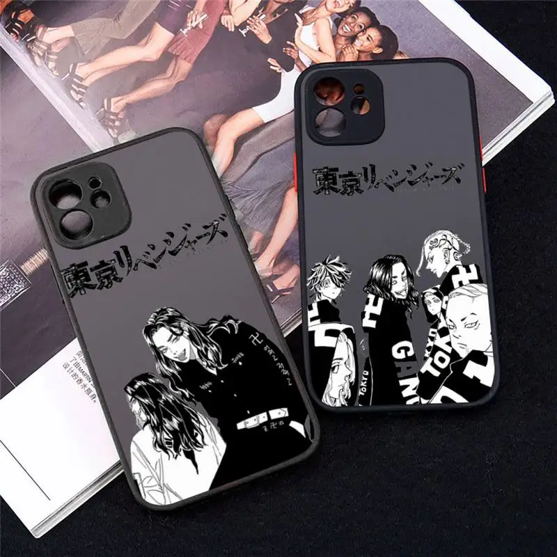 

Tokyo Revengers Anime manjiro sano Phone Case matte transparent For iphone 7 8 11 12 plus mini x xs xr pro max cover