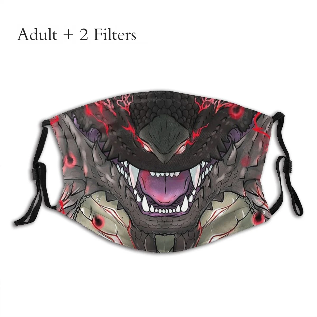 

Stygian Zinogre Mouth Face Mask Monster Hunter Felyne Palico Game Protection Reusable Washable Masks With Filters Mouth Cover